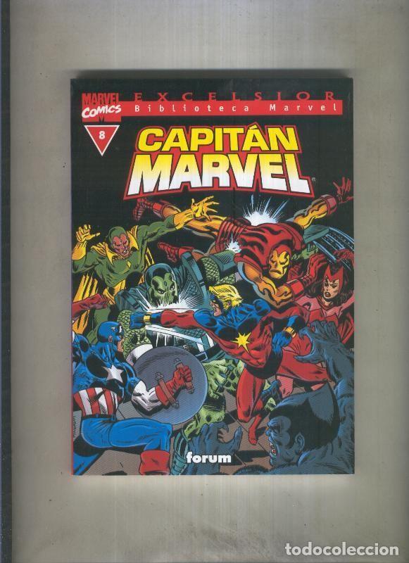 C&oacute;mics: Biblioteca Marvel Excelsior: Capitan Marvel numero 08 - varios - Foto 1