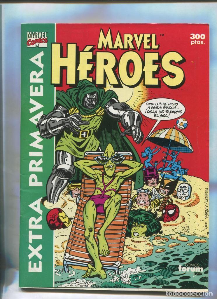 C&oacute;mics: Marvel Heroes especial primavera 1991: Que verde era mi villano - varios
