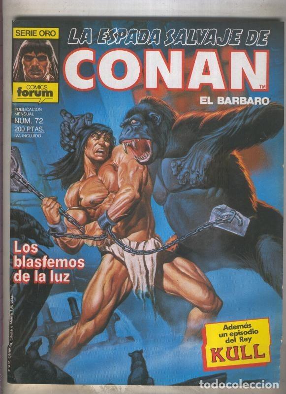 Comics: La Espada Salvaje de Conan primera edicion numero 072 (numerado 2 en trasera) - Varios