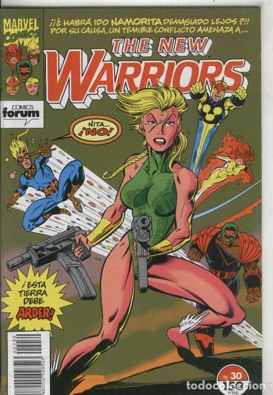 C&oacute;mics: The New Warriors volumen 1 numero 30: Guerra mundial dos - Varios