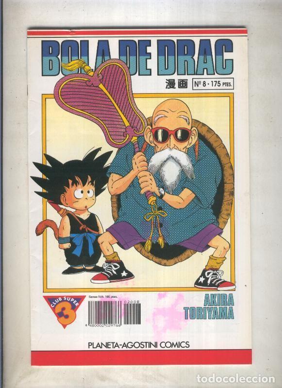 C&oacute;mics: Bola de Drac serie blanca numero 008 (numerado 1 en trasera) - Akira Toriyama
