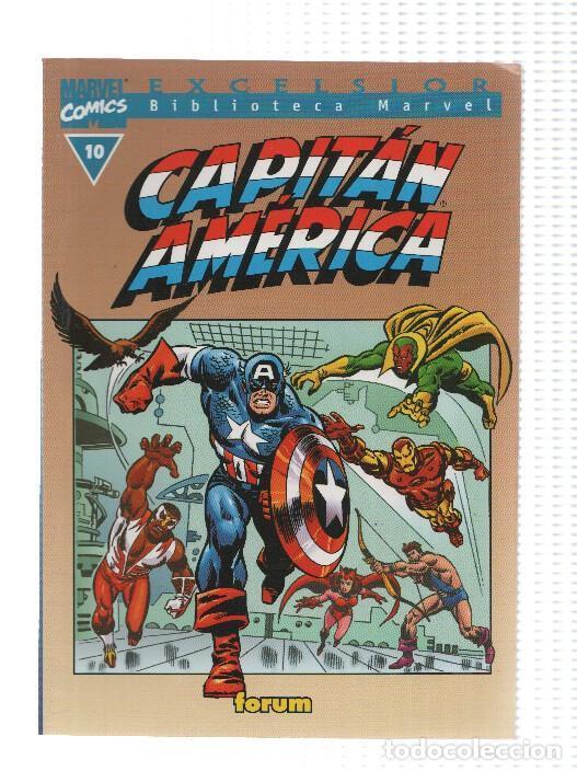 C&oacute;mics: Biblioteca Marvel Excelsior: Capitan America numero 10 - varios - Foto 1