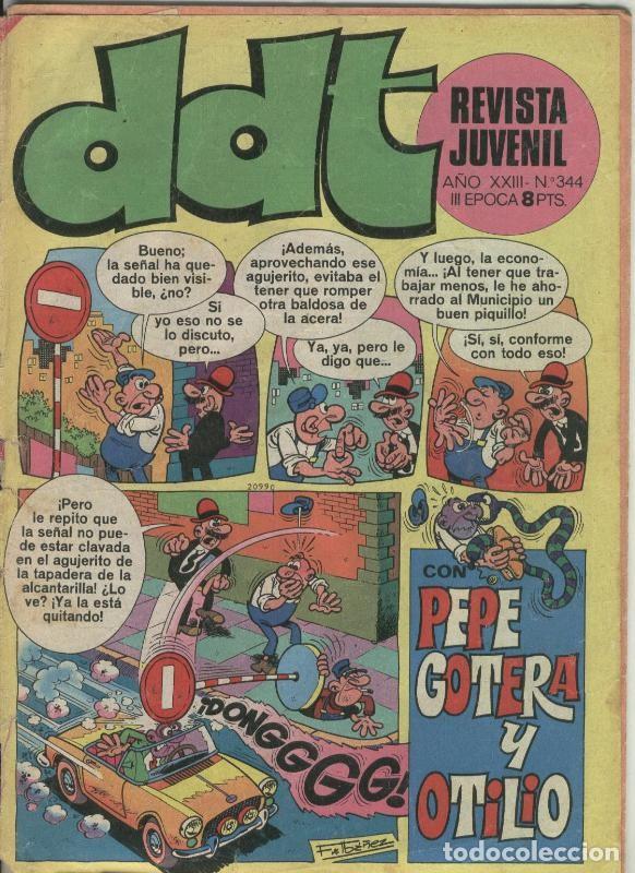 C&oacute;mics: DDT tercera epoca numero 344: (numerado 2 en trasera) - Varios - Foto 1