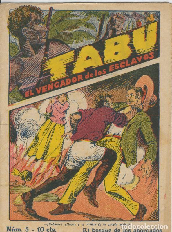 Comics: Tabu: el vengador de los esclavos numero 05: El bosque de los ahorcados - Folletin