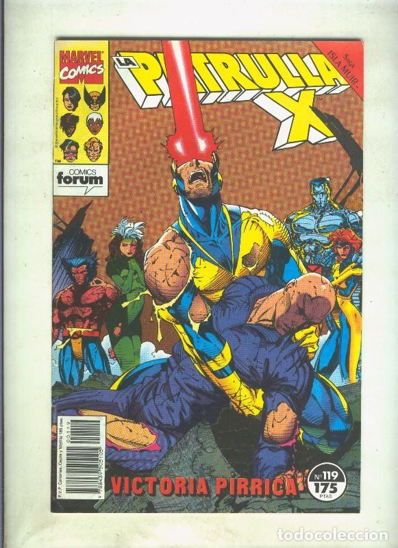 Comics: La Patrulla X volumen 1 numero 119: Saga Isla Muir (numerado 1 en trasera) - Varios