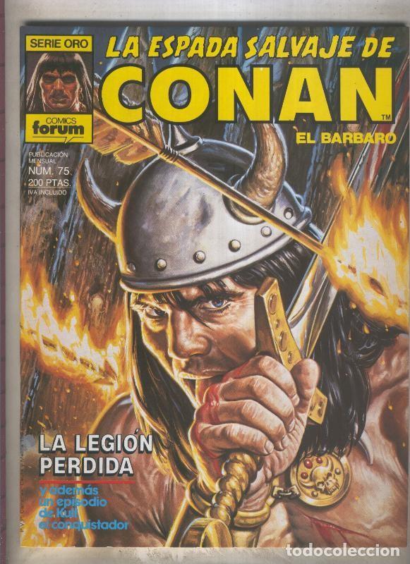 Comics: La Espada Salvaje de Conan primera edicion numero 075 (numerado 1 en trasera) - Varios