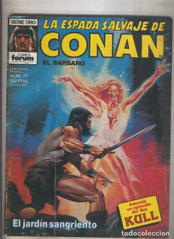 Comics: La Espada Salvaje de Conan primera edicion numero 077 (numerado 3 en trasera) - Varios