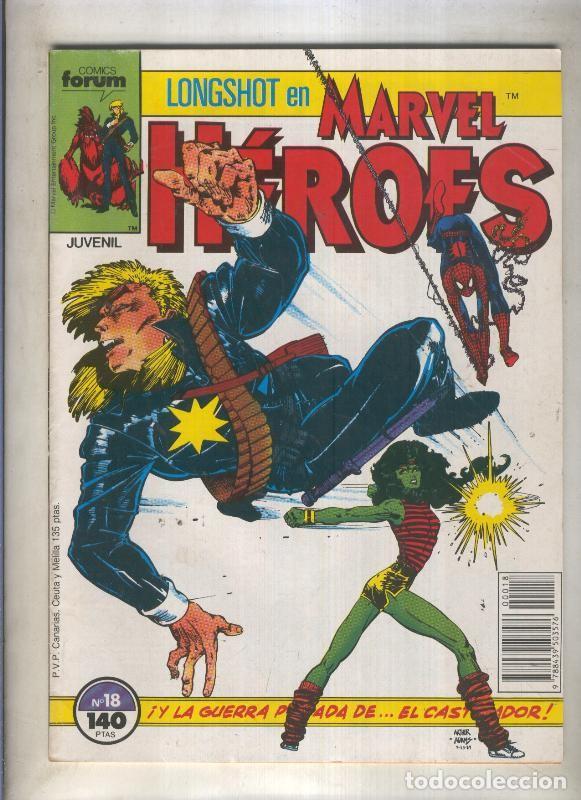 C&oacute;mics: Marvel Heroes numero 18: Longshot (numerado 4 en trasera) - Varios - Foto 1