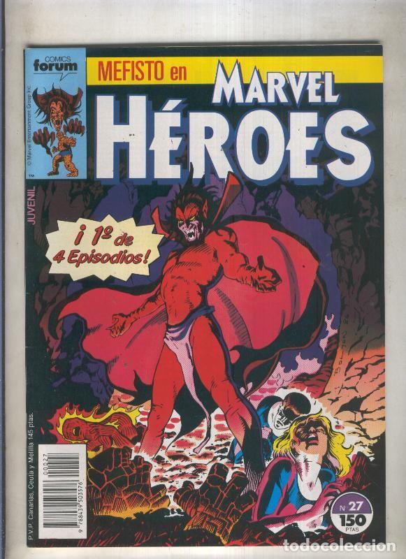 C&oacute;mics: Marvel Heroes numero 27: Mefisto (numerado 3 en trasera) - Varios - Foto 1