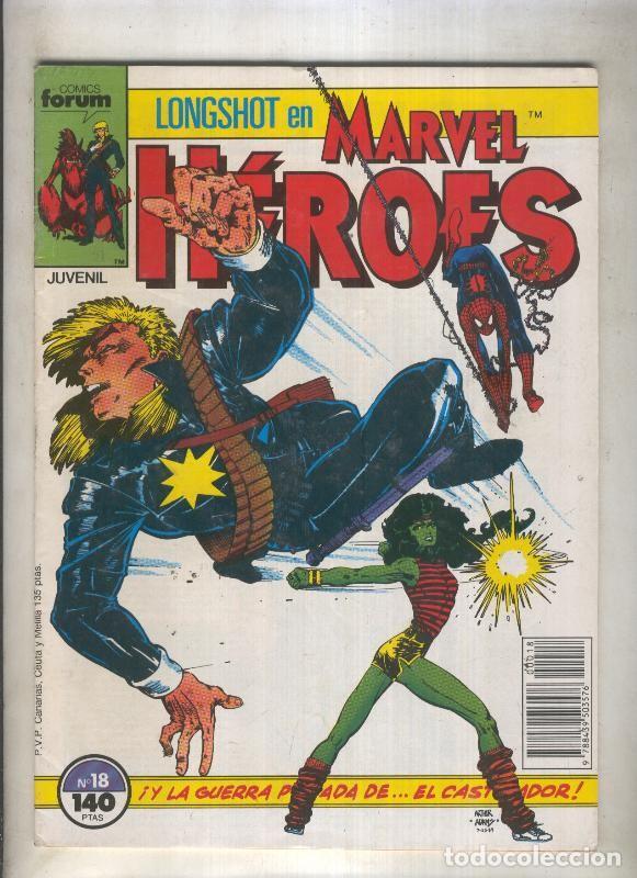 C&oacute;mics: Marvel Heroes numero 18: Longshot (numerado 2 en trasera) - Varios - Foto 1