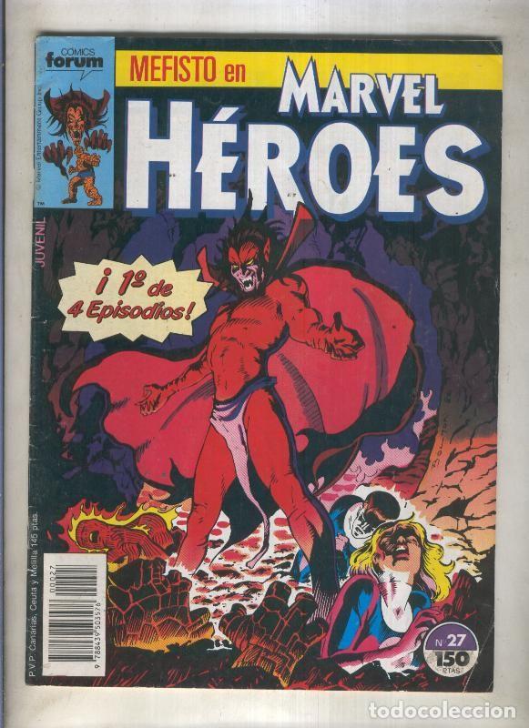 C&oacute;mics: Marvel Heroes numero 27: Mefisto (numerado 1 en trasera) - Varios - Foto 1