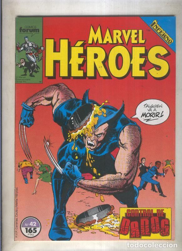 C&oacute;mics: Marvel Heroes numero 42: Control de Da&ntilde;os (numerado 3 en trasera) - Varios - Foto 1