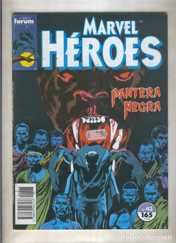 C&oacute;mics: Marvel Heroes numero 43: Pantera Negra (numerado 1 en trasera) - Varios - Foto 1