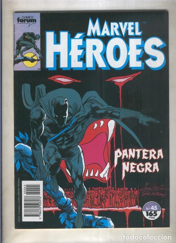 C&oacute;mics: Marvel Heroes numero 45: Pantera Negra (numerado 3 en trasera) - Varios - Foto 1