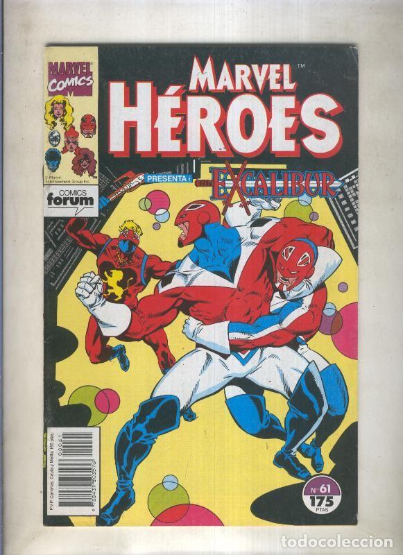 C&oacute;mics: Marvel Heroes numero 61: Excalibur (numerado 2 en trasera) - Varios - Foto 1