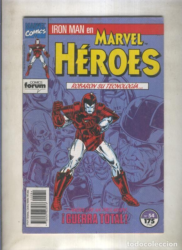 C&oacute;mics: Marvel Heroes numero 54: Iron Man (numerado 1 en trasera) - Varios - Foto 1