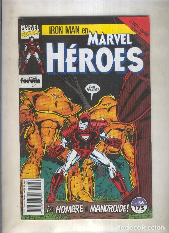 C&oacute;mics: Marvel Heroes numero 56: Iron Man (numerado 1 en trasera) - Varios - Foto 1