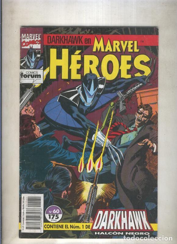 C&oacute;mics: Marvel Heroes numero 60: Darkhawk (numerado 2 en trasera) - Varios - Foto 1