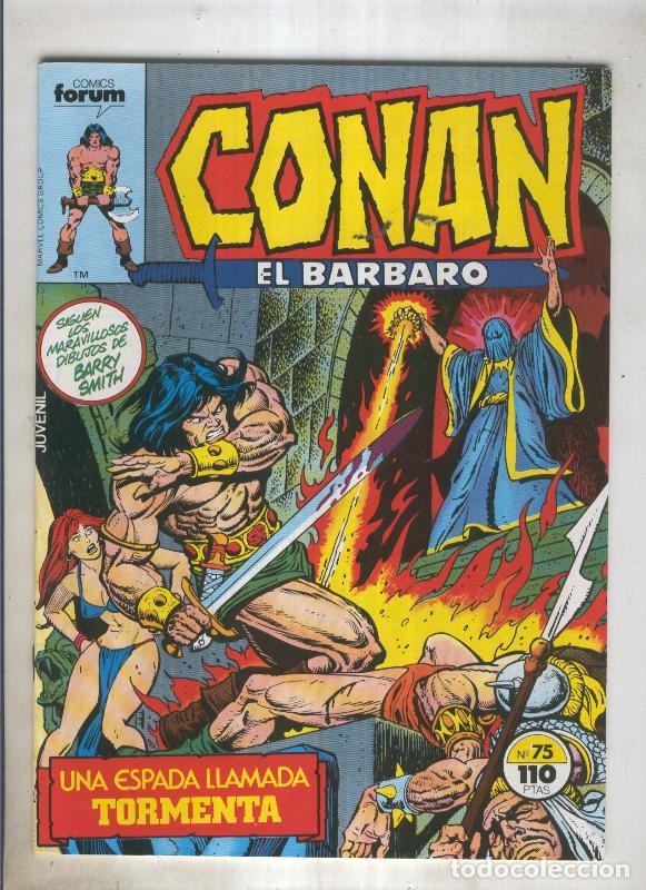 C&oacute;mics: Conan el Barbaro primera edicion numero 075 (numerado 3 en trasera) - varios