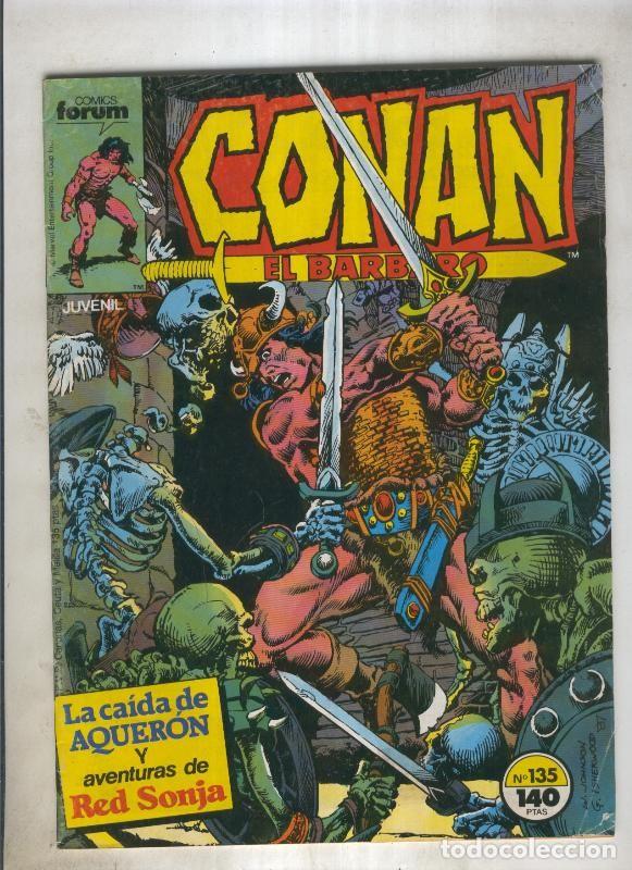 C&oacute;mics: Conan el Barbaro primera edicion numero 135 (numerado 3 en trasera) - Foto 1
