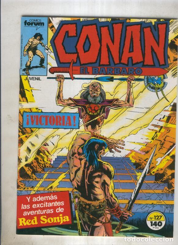 C&oacute;mics: Conan el Barbaro primera edicion numero 127 (numerado 3 en trasera) - Foto 1