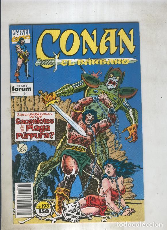 C&oacute;mics: Conan el Barbaro primera edicion numero 193 - varios - Foto 1