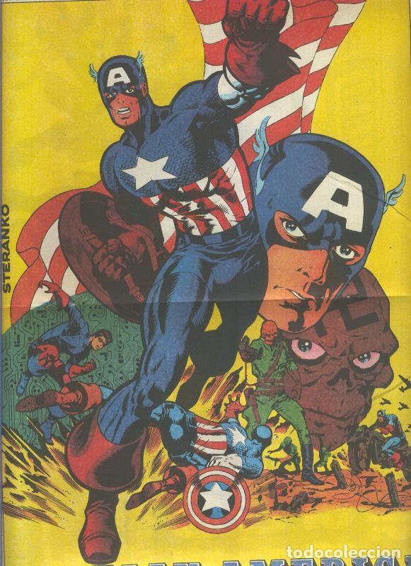Comics: Poster El Capitan America, medida 25,5 x 32,5 cm - Jim Steranko