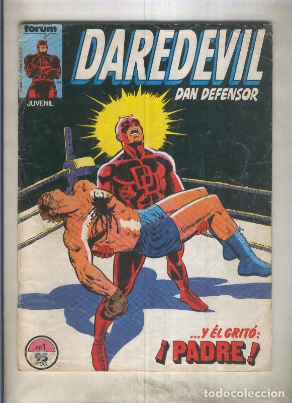 C&oacute;mics: Daredevil (Dan Defensor) numero 01 (procede de retapado) - Frank Miller - Foto 1