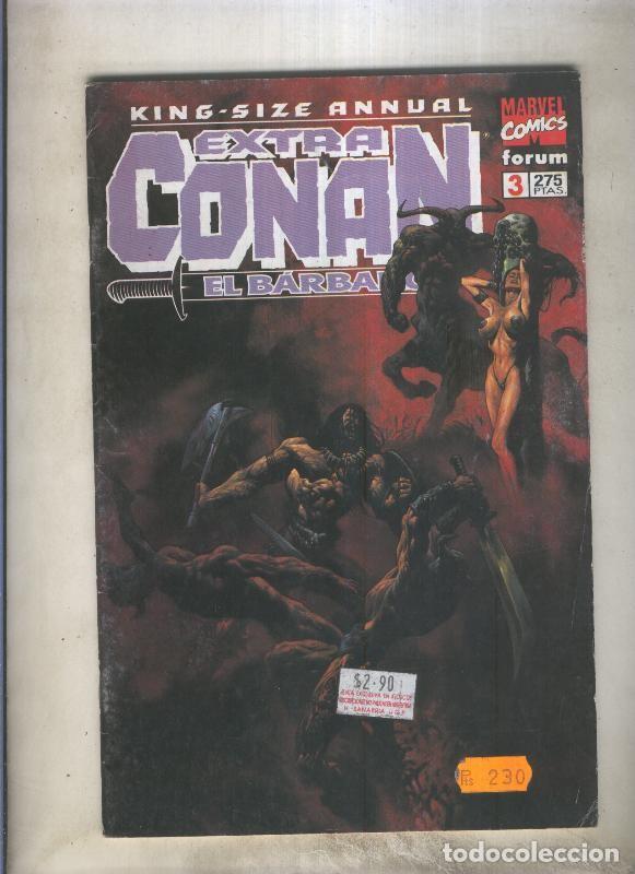 C&oacute;mics: King Size Annual Extra Conan el Barbaro numero 03 - varios - Foto 1