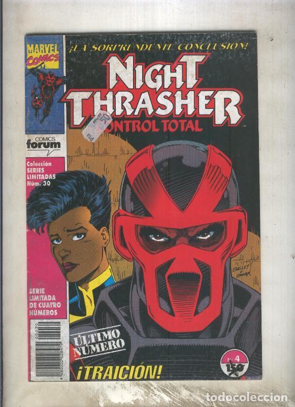 Comics: Series Limitadas numero 30: NIght Thrasher (control total) numero 4 - varios