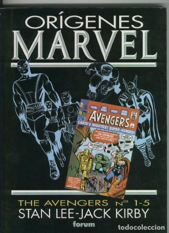 C&oacute;mics: Origenes Marvel numero 04: Los Vengadores - Stan Lee - Jack Kirby - Foto 1