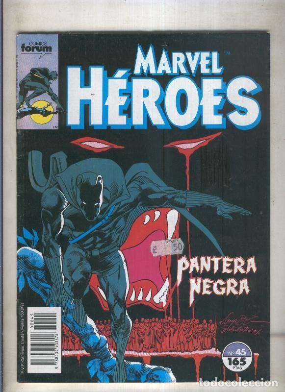 C&oacute;mics: Marvel Heroes numero 45: Pantera Negra (numerado 2 en trasera) - Varios - Foto 1