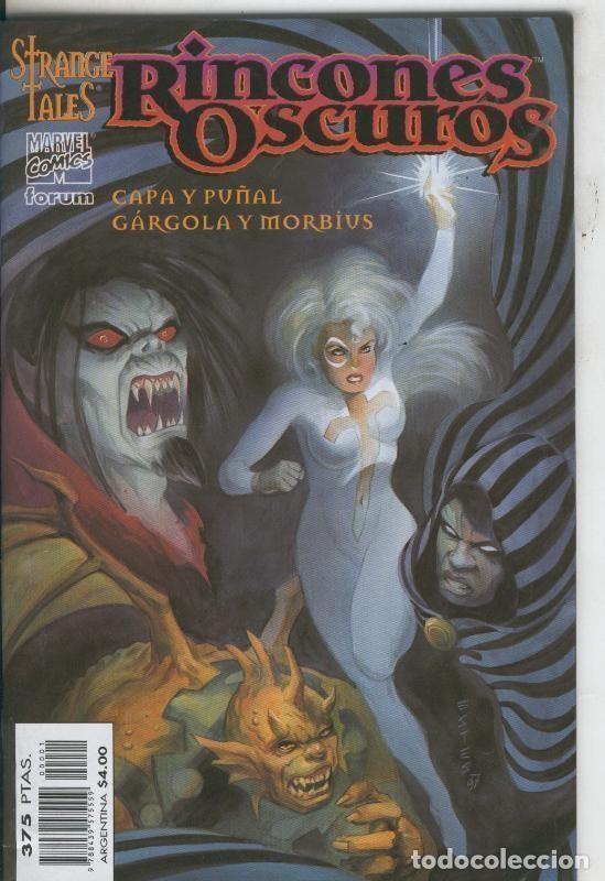 Comics: Strange Tales-Rincones oscuros: Capa y Pu&ntilde;al-Gargola y Morbius - Varios