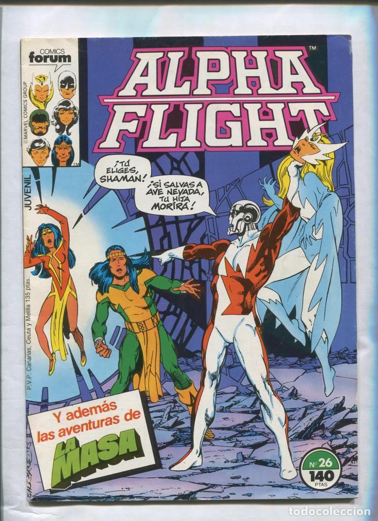 Fumetti: Alpha Flight volumen 1 numero 26 (numerado 1 en trasera) - John Byrne