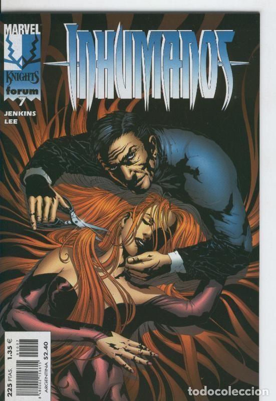 C&oacute;mics: Marvel Knights: Inhumanos numero 07: Descosidos - Jenkins-Lee