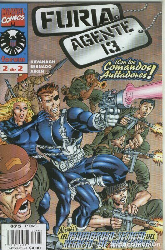 Comics: Furia agente 13 numero 2: Y destruccion - Kavanagh - Bernado - Aiken