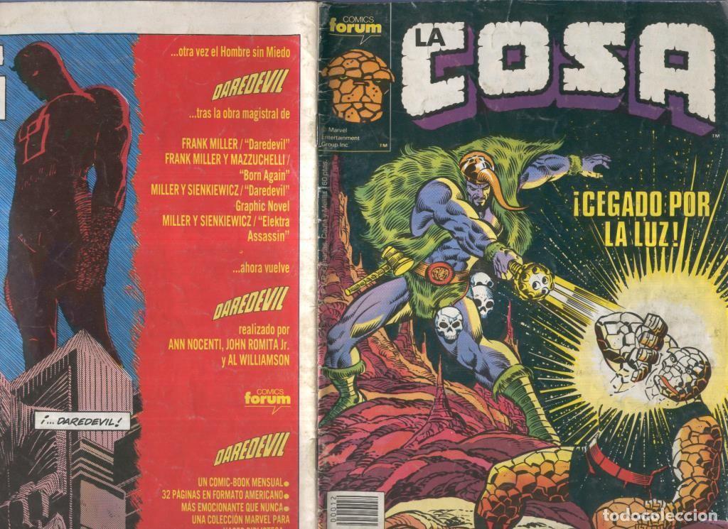 Comics: La Cosa numero 12 (numerado 2 en trasera, algo aviejado) - John Byrne-Ron Wilson