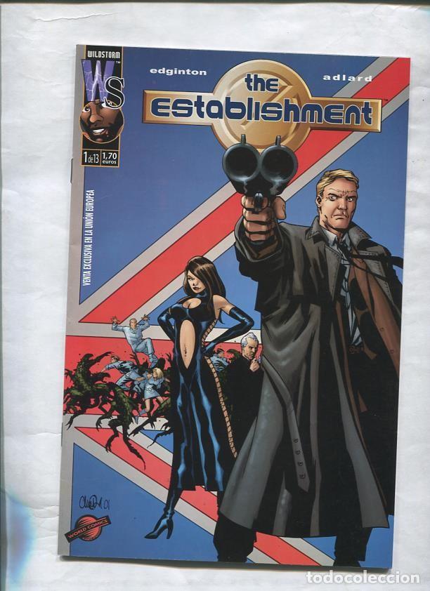 C&oacute;mics: The Establishment numero 01: Un hombre con maleta - Edginton-Adlard
