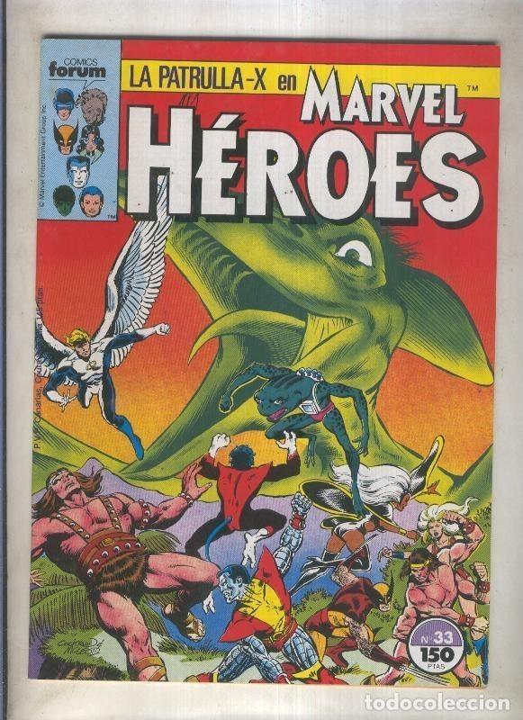 C&oacute;mics: Marvel Heroes numero 33: La Patrulla X - Varios - Foto 1