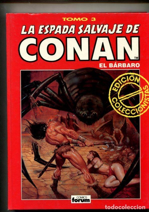 Comics: La Espada Salvaje de Conan edicion coleccionista tomo rojo numero 03 - varios