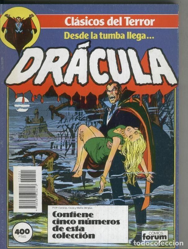 C&oacute;mics: Clasicos del Terror: Dracula retapado 1 al 5 - Gene Colan - Foto 1