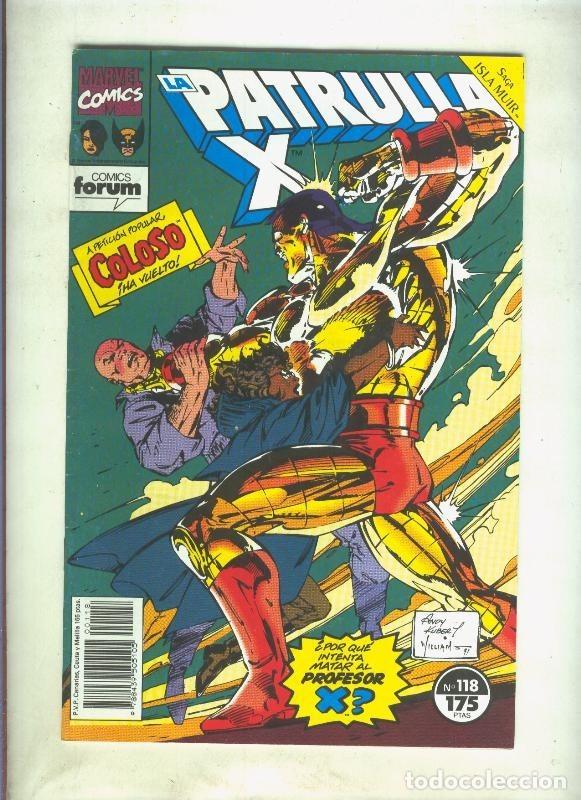 C&oacute;mics: La Patrulla X volumen 1 numero 118: Saga Isla Muir (numerado 1 en trasera) - Varios