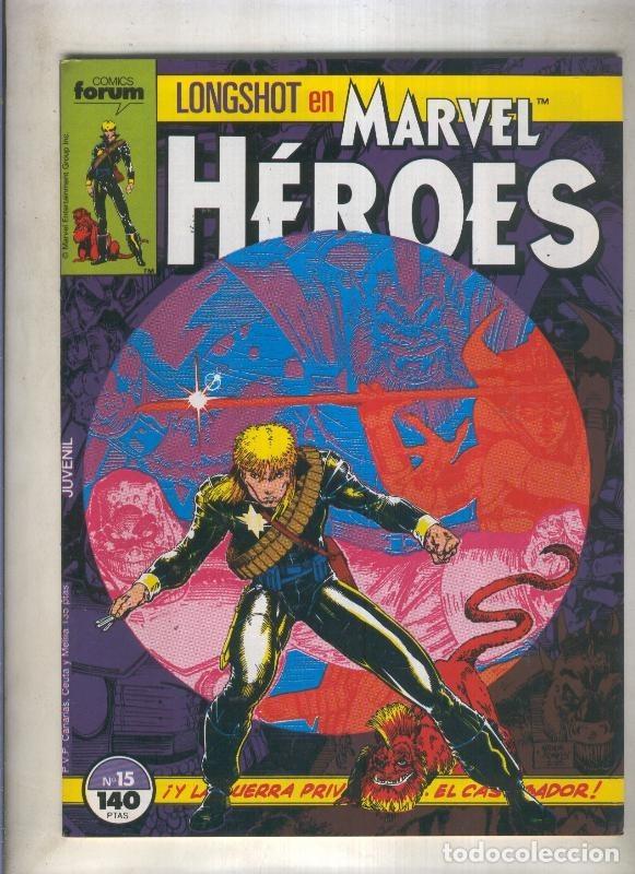 C&oacute;mics: Marvel Heroes numero 15: Longshot (numerado 1 en trasera) - Varios - Foto 1