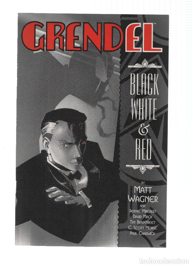C&oacute;mics: GRENDEL: BLACK, WHITE AND RED, Numero 02: Devils Cue - Matt Wagner - Foto 1