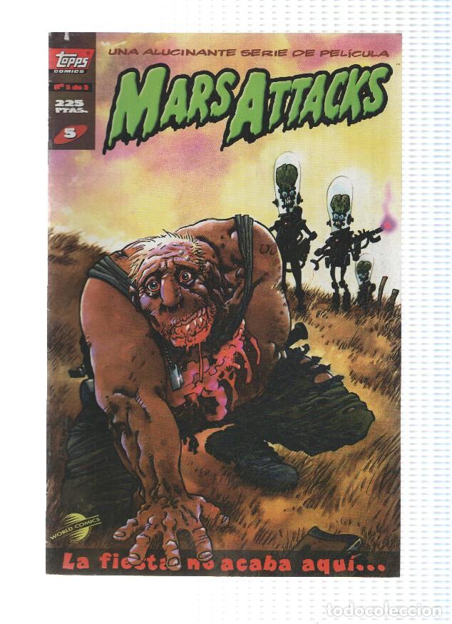Comics: Mars Attacks volumen 1 numero 5: La fiesta no acaba aqui - Varios