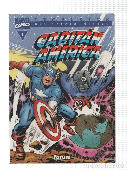 C&oacute;mics: Biblioteca Marvel Excelsior: Capitan America numero 1 - varios - Foto 1