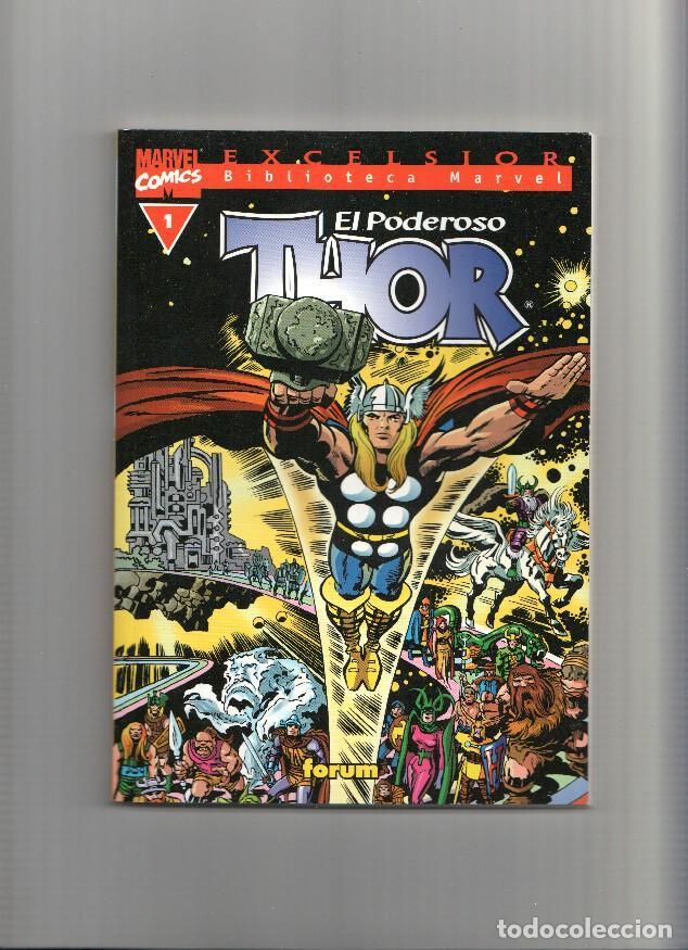 C&oacute;mics: Biblioteca Excelsior: El Poderoso Thor numero 01: Relatos de Asgard - varios - Foto 1