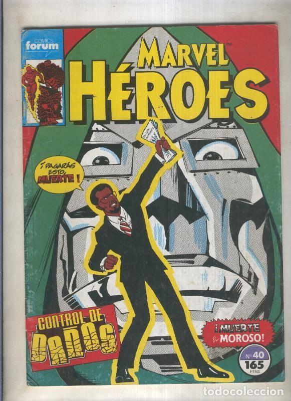 C&oacute;mics: Marvel Heroes numero 40: Control de Da&ntilde;os (numerado 3 en trasera) - Varios - Foto 1