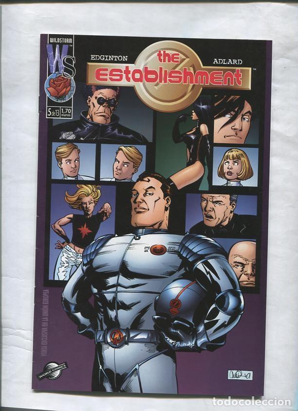 Comics: The Establishment numero 05: El hombre de ninguna parte - Edginton-Adlard