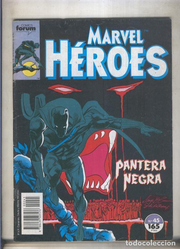 C&oacute;mics: Marvel Heroes numero 45: Pantera Negra (numerado 1 en trasera) - Varios - Foto 1